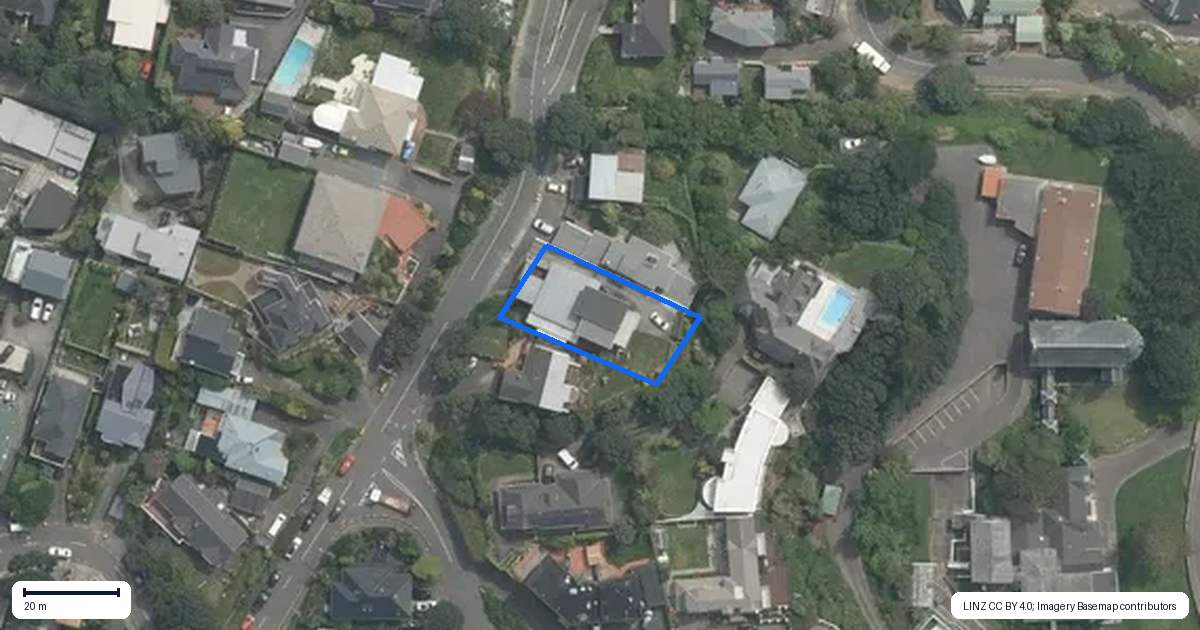 Property context map for 40 Seatoun Heights Road, Seatoun, Wellington