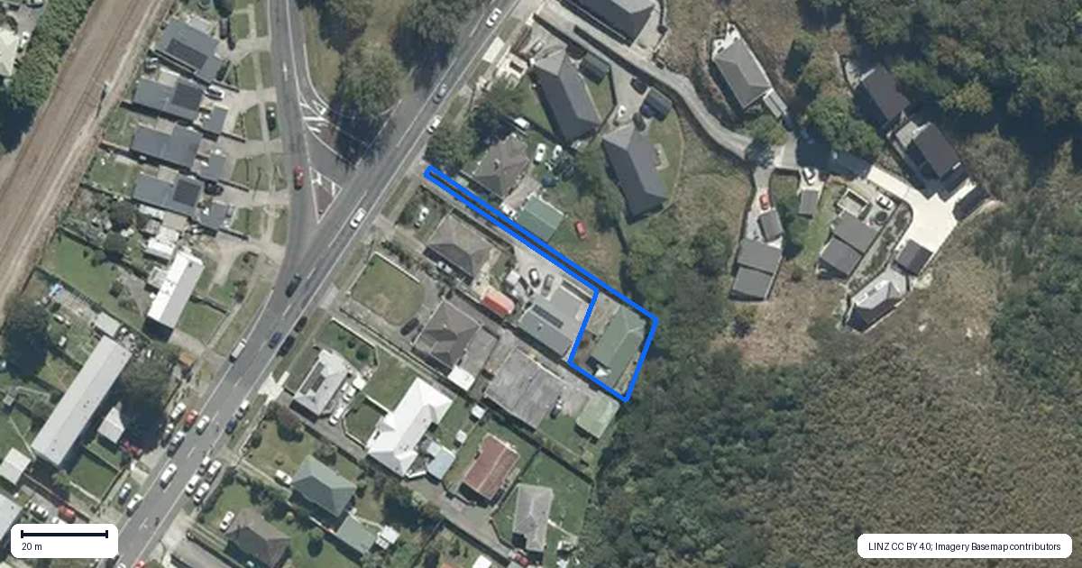 Property context map for 3/402 Cambridge Terrace, Naenae, Lower Hutt