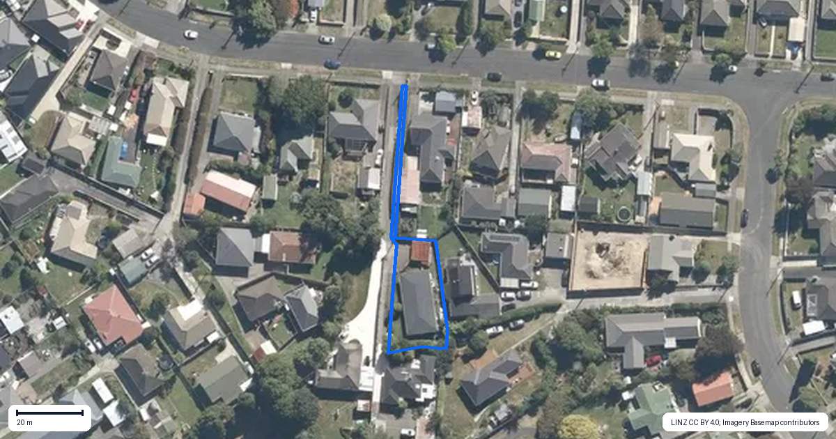 Property context map for 85A Thackeray Street, Trentham, Upper Hutt
