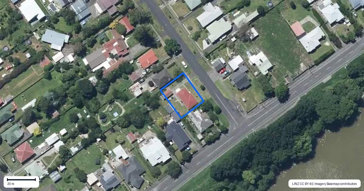 Property context map for 1A Lewis Avenue, Aramoho, Whanganui