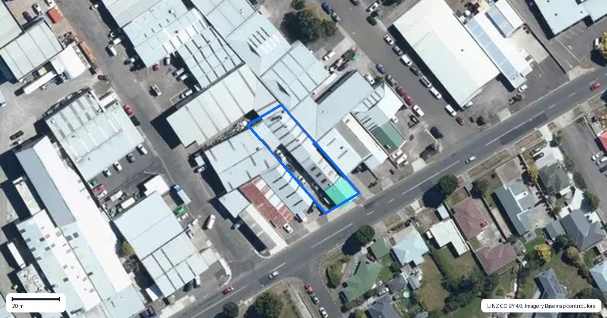 Property context map for 451 Tremaine Avenue, Takaro, Palmerston North