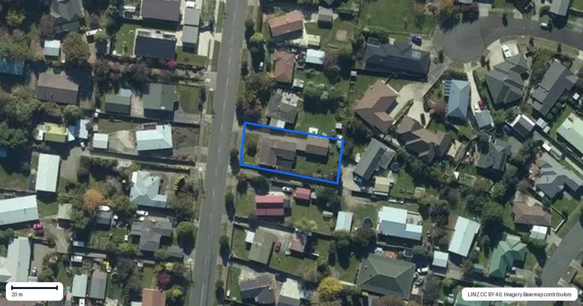 Property context map for 262 Cambridge Avenue, Ashhurst