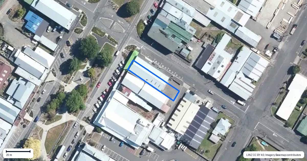 Property context map for 85 Main Street, Pahiatua