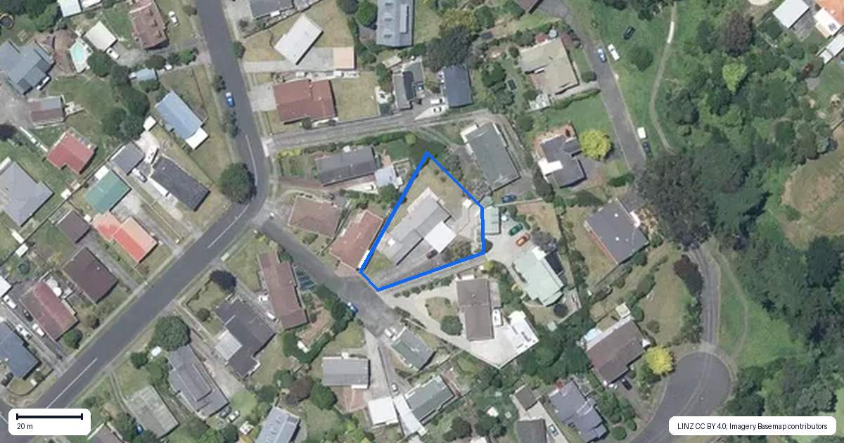 Property context map for 28 Treadwell Street, Springvale, Whanganui