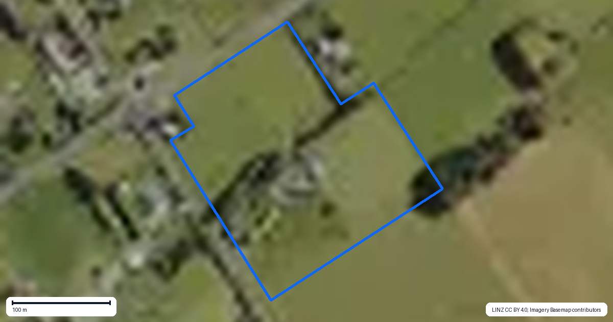 Property context map for 17 Coulters Line, Kiwitea, Feilding
