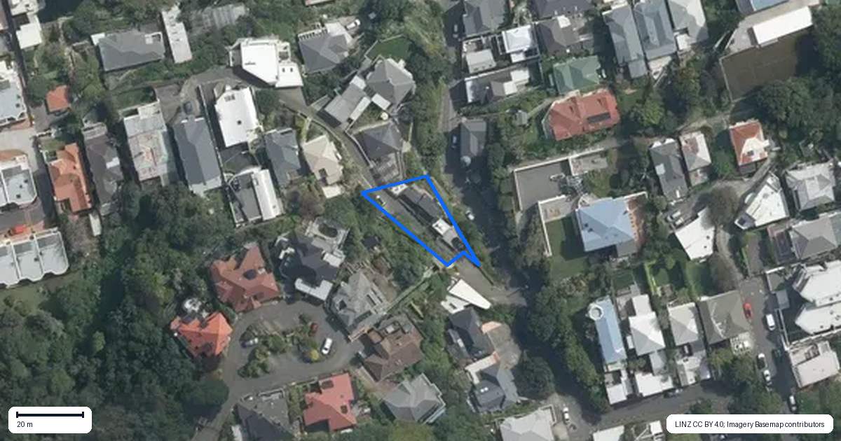 Property context map for 28 Hay Street, Oriental Bay, Wellington