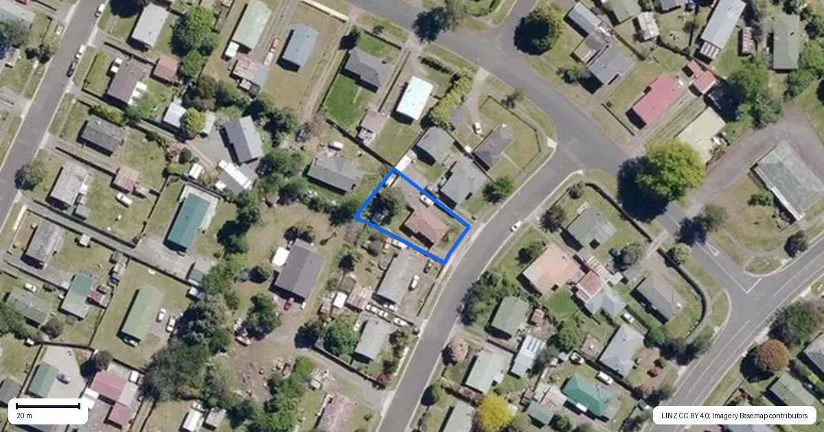 Property context map for 6 Te Takinga Street, Turangi