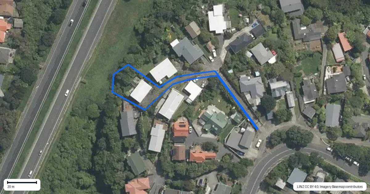 Property context map for 5 Brydon Way, Paparangi, Wellington