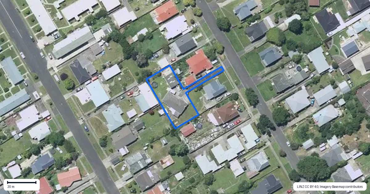 Property context map for 14A White Street, Whanganui East, Whanganui