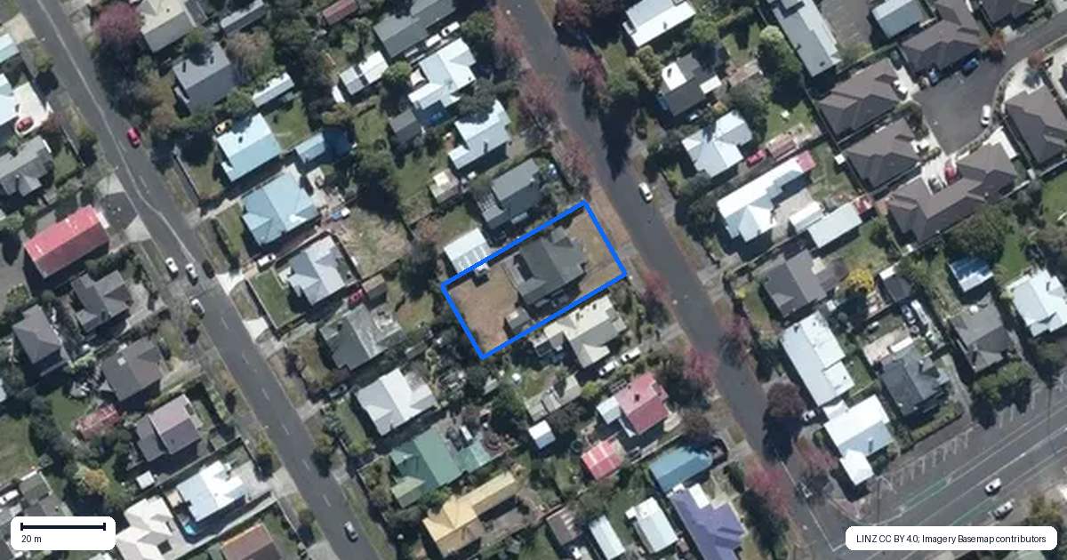 Property context map for 58 Bryant Street, Takaro, Palmerston North