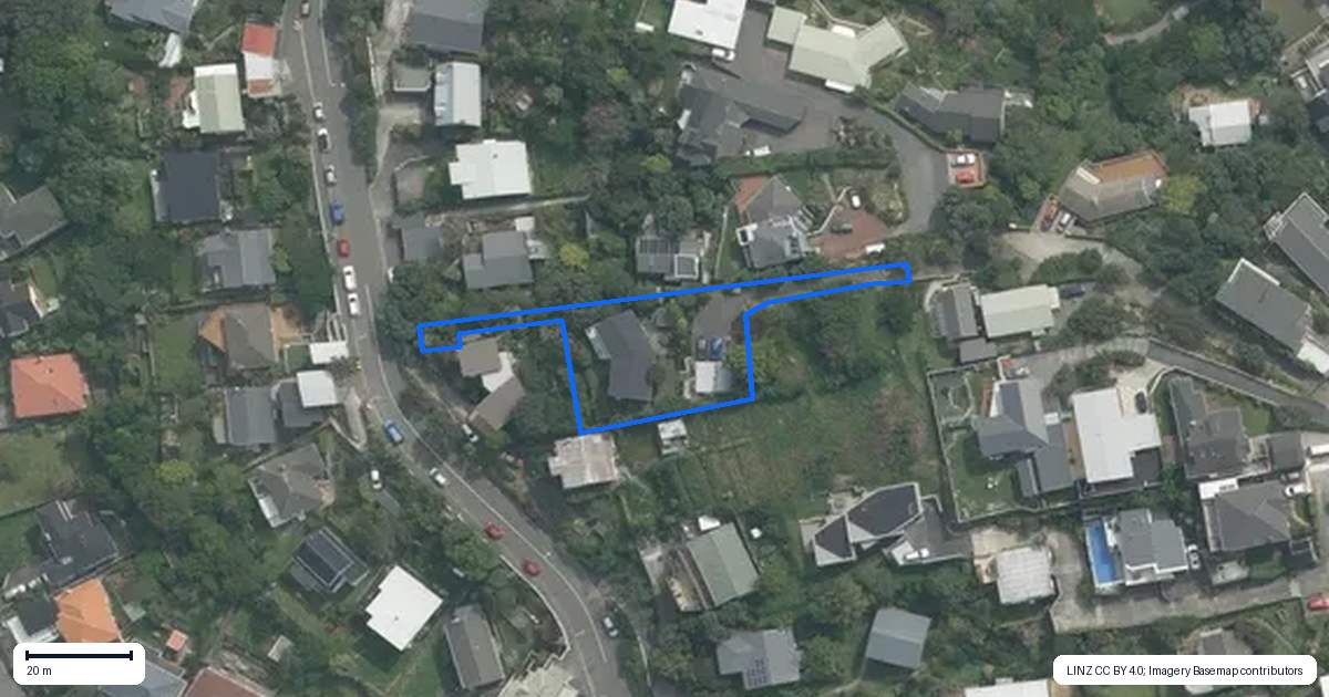 Property context map for 3 Barretts Way, Miramar, Wellington