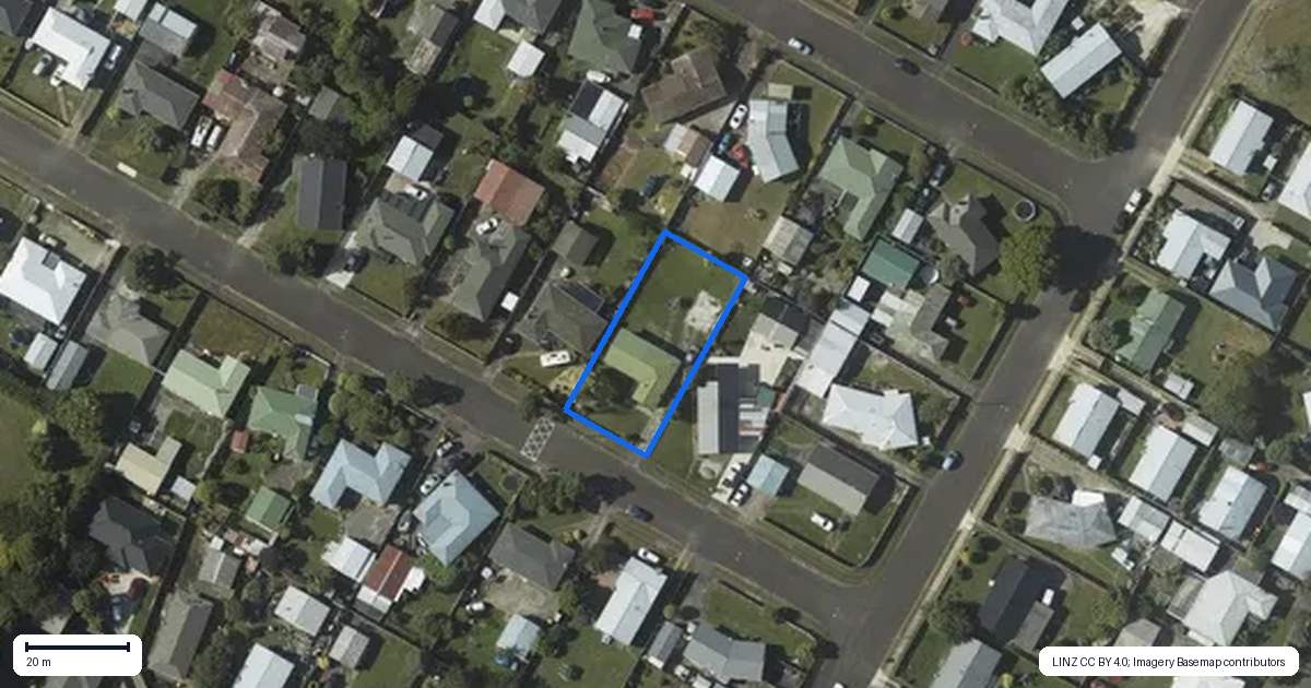 Property context map for 23 Stirling Street, Levin