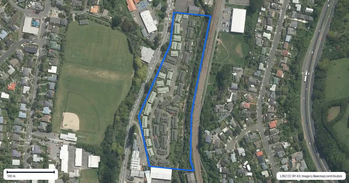 Property context map for 20/42 Main Road, Tawa, Wellington