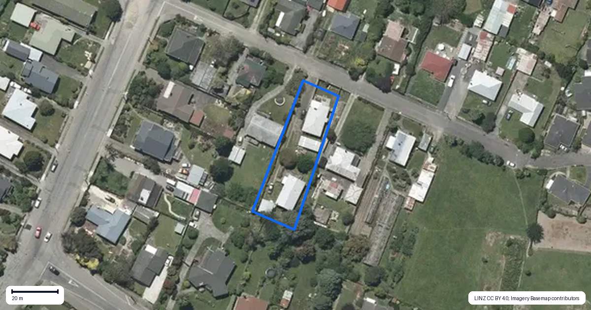 Property context map for 27A Iti Street, Otaki