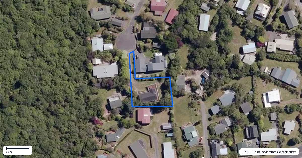 Property context map for 30 Taringa Avenue, Kuratau, Turangi