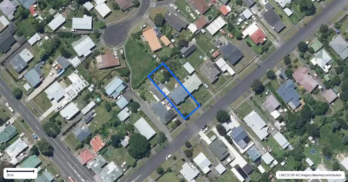 Property context map for 17 Kitchener Street, Whanganui East, Whanganui