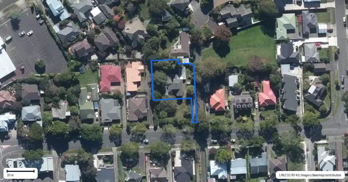 Property context map for 21 Pahiatua Street, Hokowhitu, Palmerston North