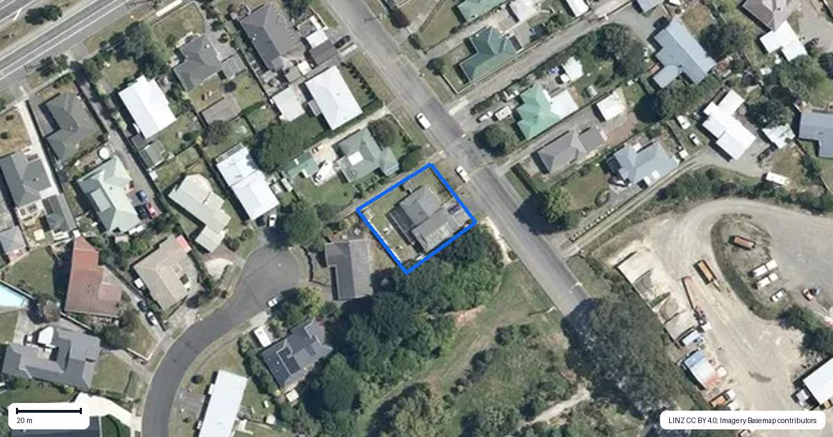 Property context map for 8 Simon Street, Feilding