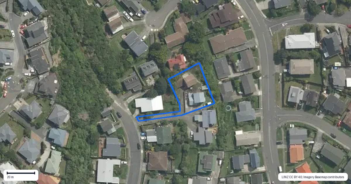 Property context map for 26 Old Coach Road, Johnsonville, Wellington