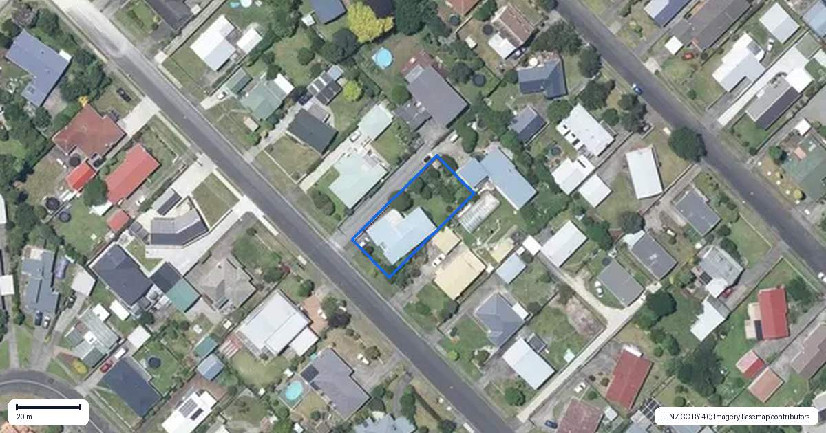 Property context map for 90 Surrey Road, Springvale, Whanganui