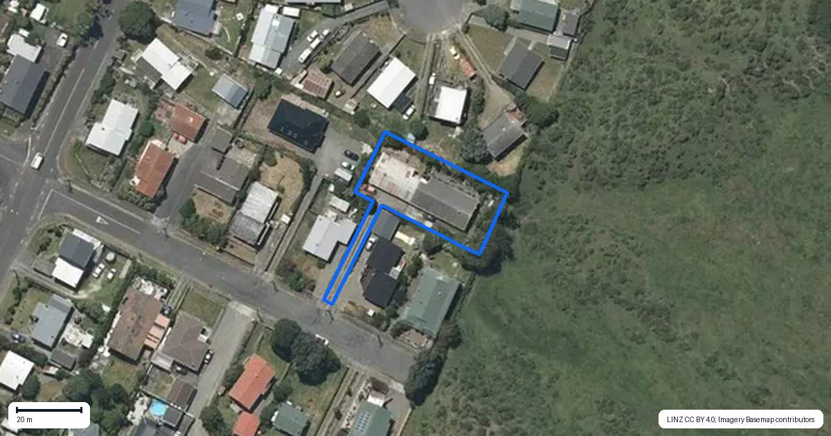 Property context map for 68A Toi Street, Otaki Beach, Otaki