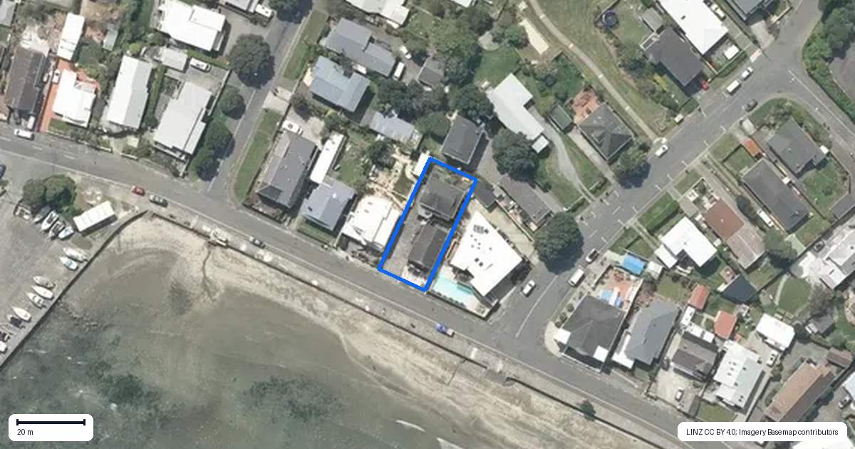 Property context map for 51A Moana Road, Plimmerton, Porirua