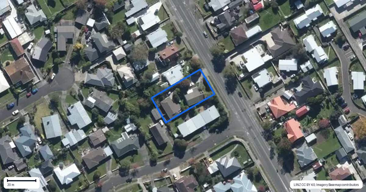 Property context map for 318 Botanical Road, West End, Palmerston North
