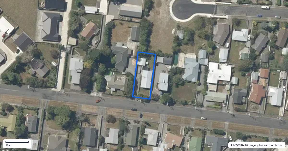 Property context map for 32A Colville Street, Masterton