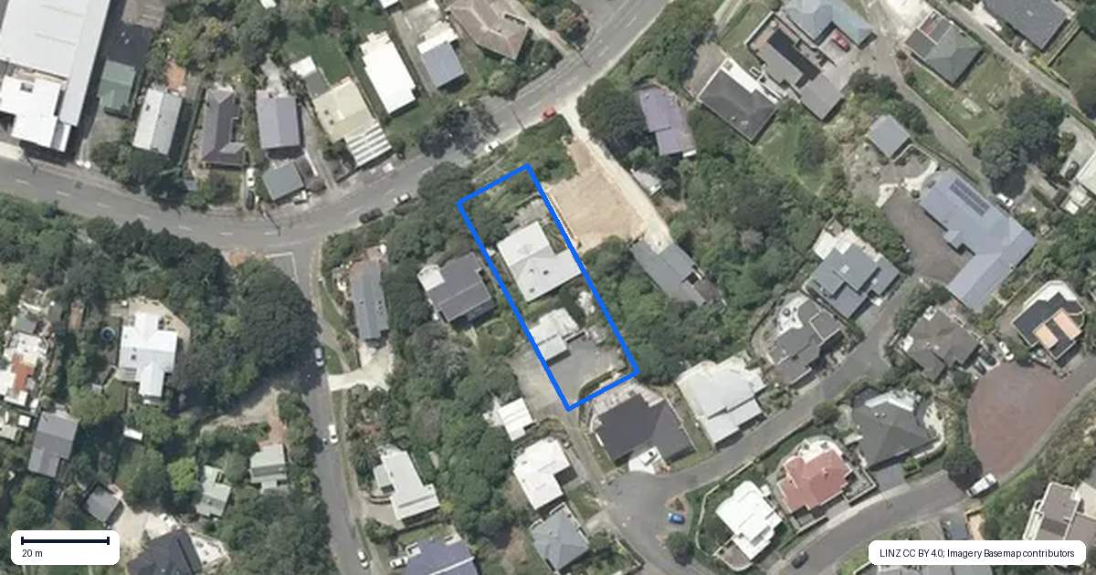 Property context map for 4A Whitianga View, Paremata, Porirua