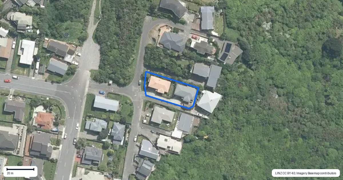 Property context map for 15B Dargle Way, Island Bay, Wellington
