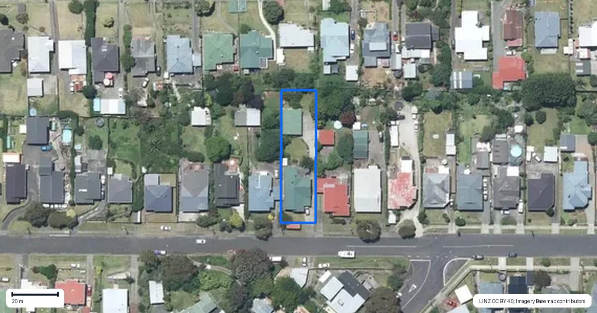 Property context map for 40 Koromiko Road, Gonville, Whanganui