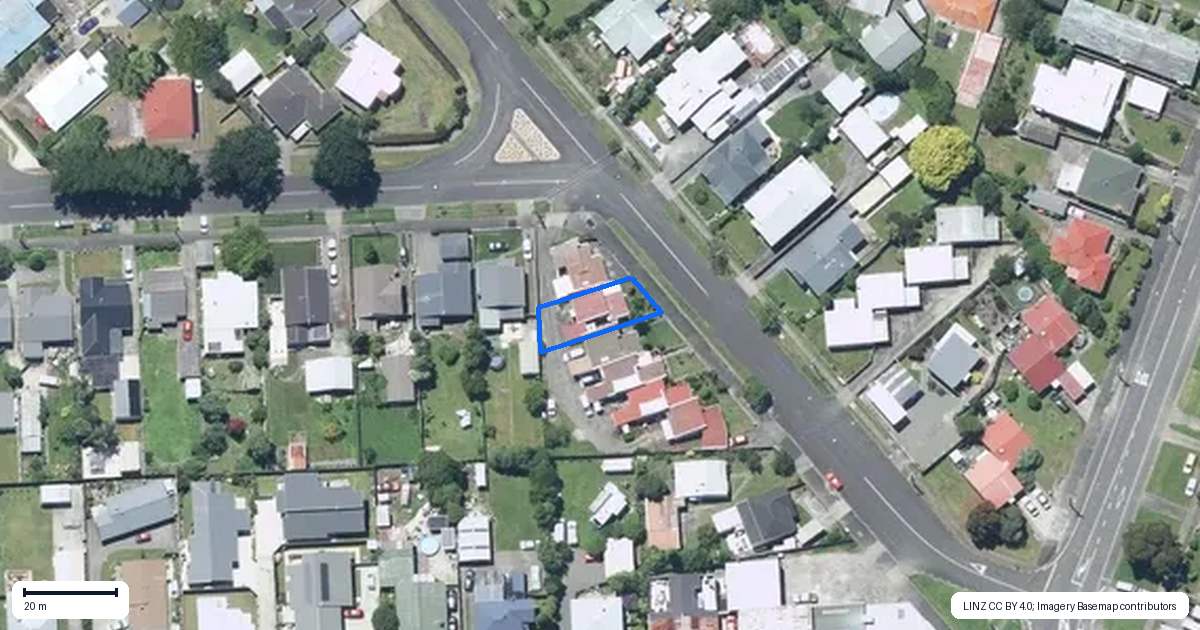 Property context map for 80 Jellicoe Street, Whanganui East, Whanganui