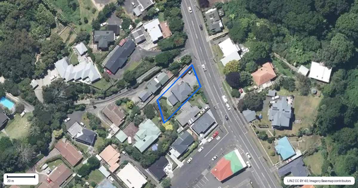 Property context map for 21 Great North Road, Saint Johns Hill, Whanganui