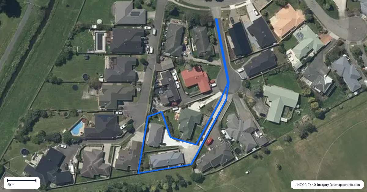 Property context map for 20A Wood Leigh, Paraparaumu Beach, Paraparaumu
