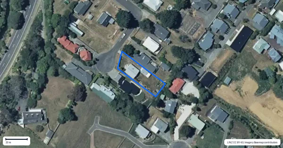 Property context map for 15 Carter Terrace, Ohakune