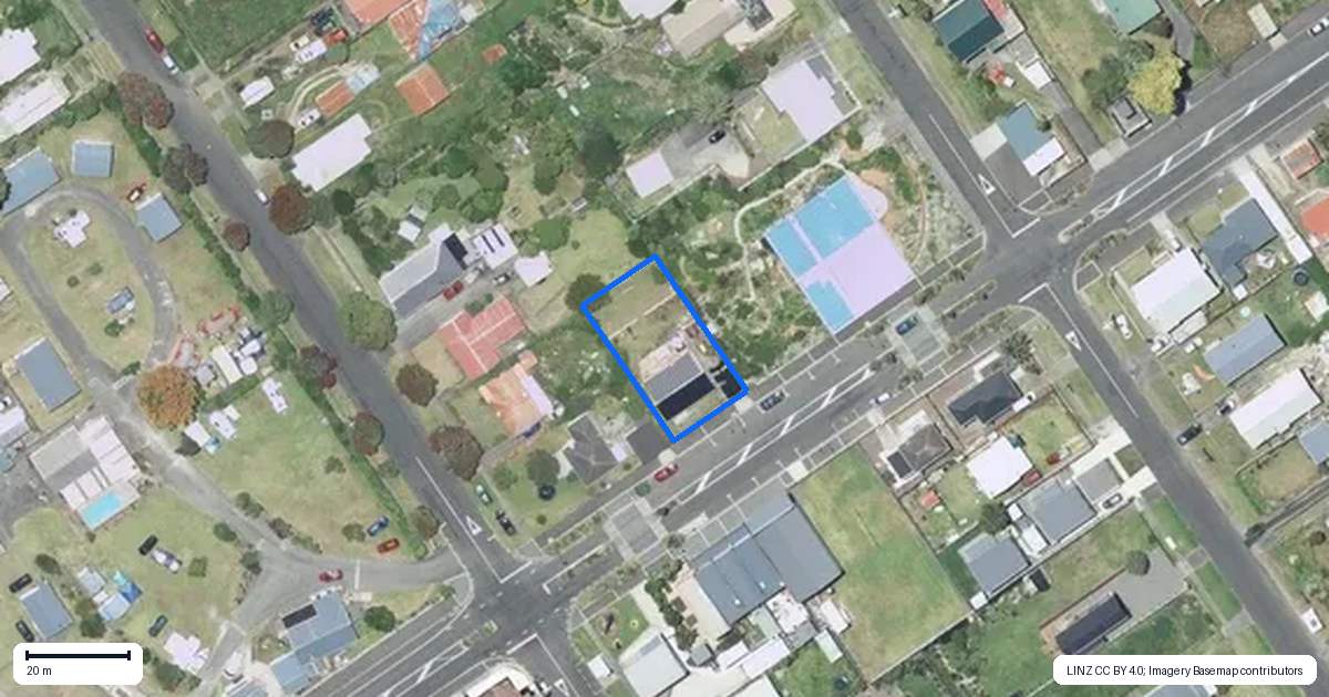 Property context map for 3 Rangiora Street, Castlecliff, Whanganui