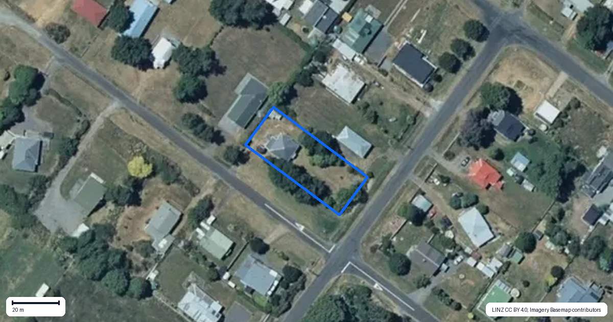 Property context map for 10 Piwari Street, Rangataua, Ohakune