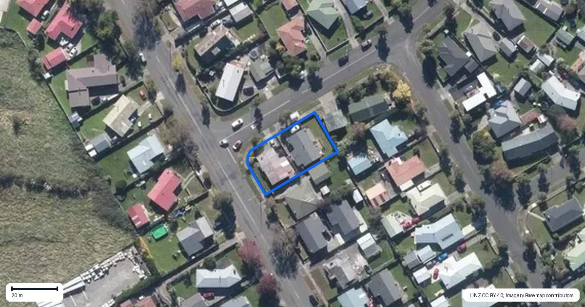 Property context map for 4 Rhodes Drive, Kelvin Grove, Palmerston North