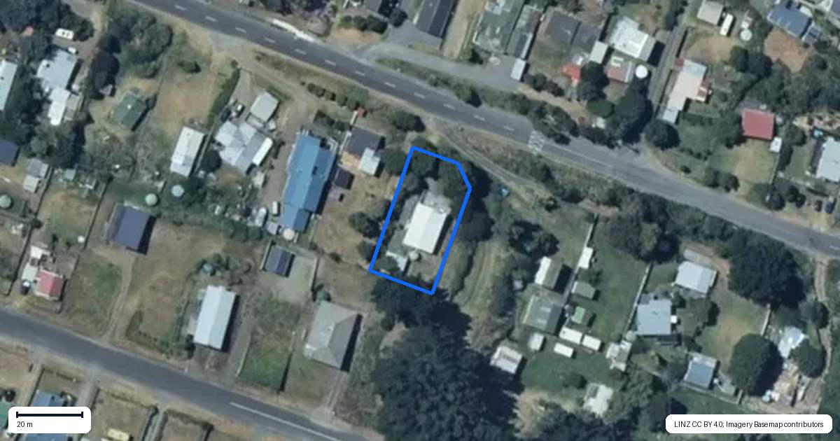 Property context map for 847 Hokio Beach Road, Hokio Beach, Levin