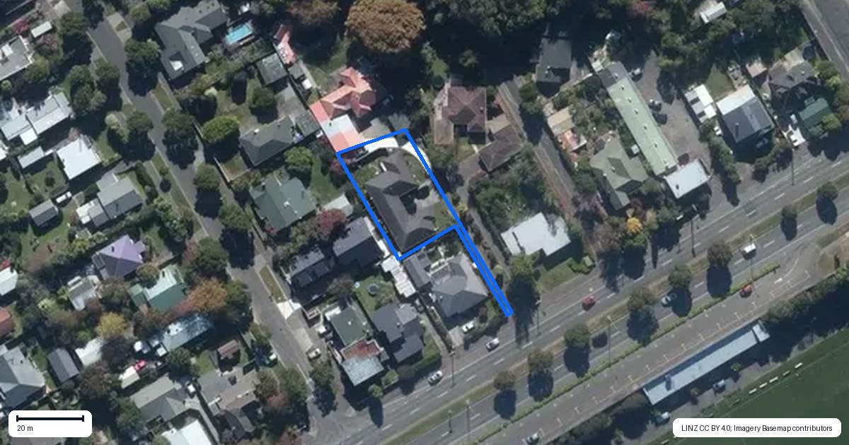 Property context map for 863A Main Street, Roslyn, Palmerston North