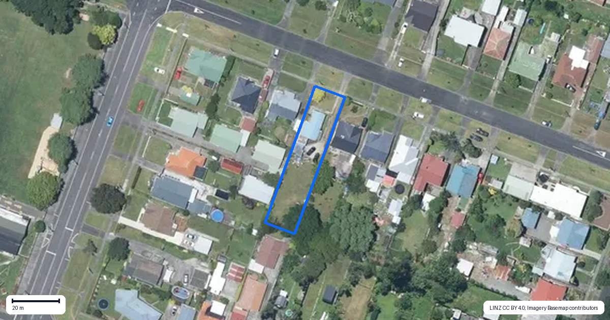 Property context map for 42 Patapu Street, Whanganui East, Whanganui