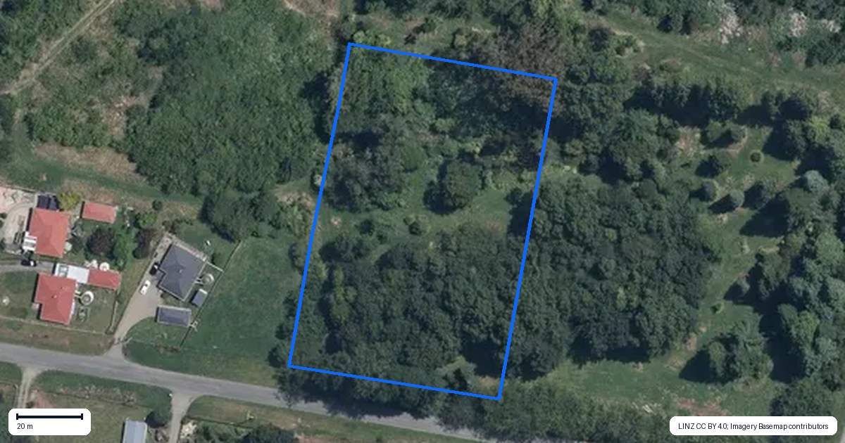 Property context map for 52 Edwards Street, Kimbolton