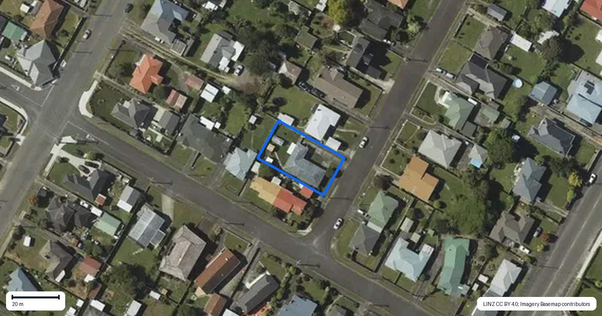 Property context map for 3 Tawa Street, Levin