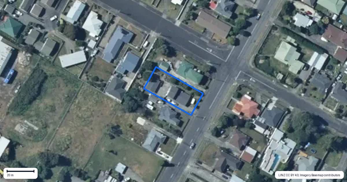 Property context map for 125 Tiro Tiro Road, Levin