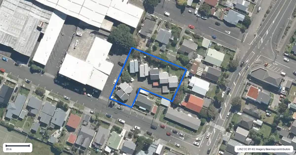 Property context map for 4/3 Bouverie Street, Petone, Lower Hutt
