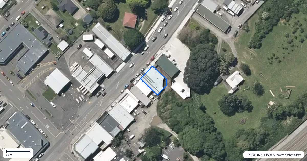 Property context map for 222 Main Highway, Otaki