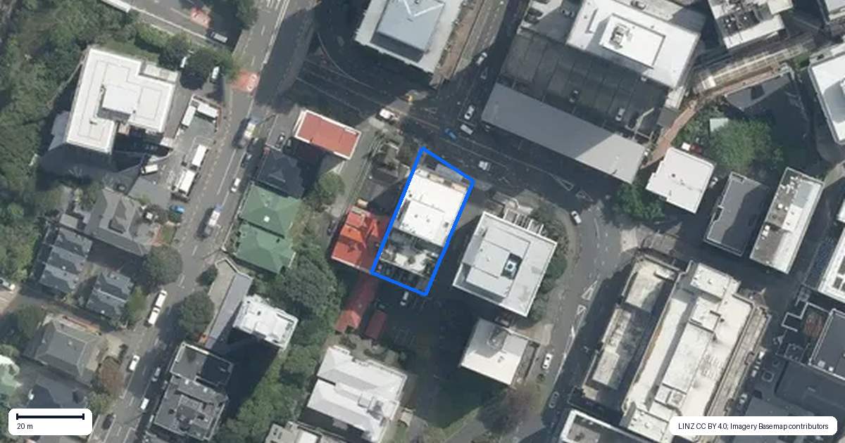 Property context map for 93 Boulcott Street, Wellington Central, Wellington
