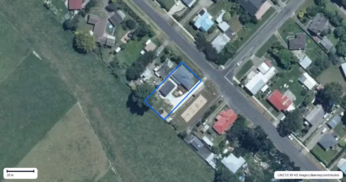 Property context map for 29 Tokomaru Road, Tokomaru, Palmerston North