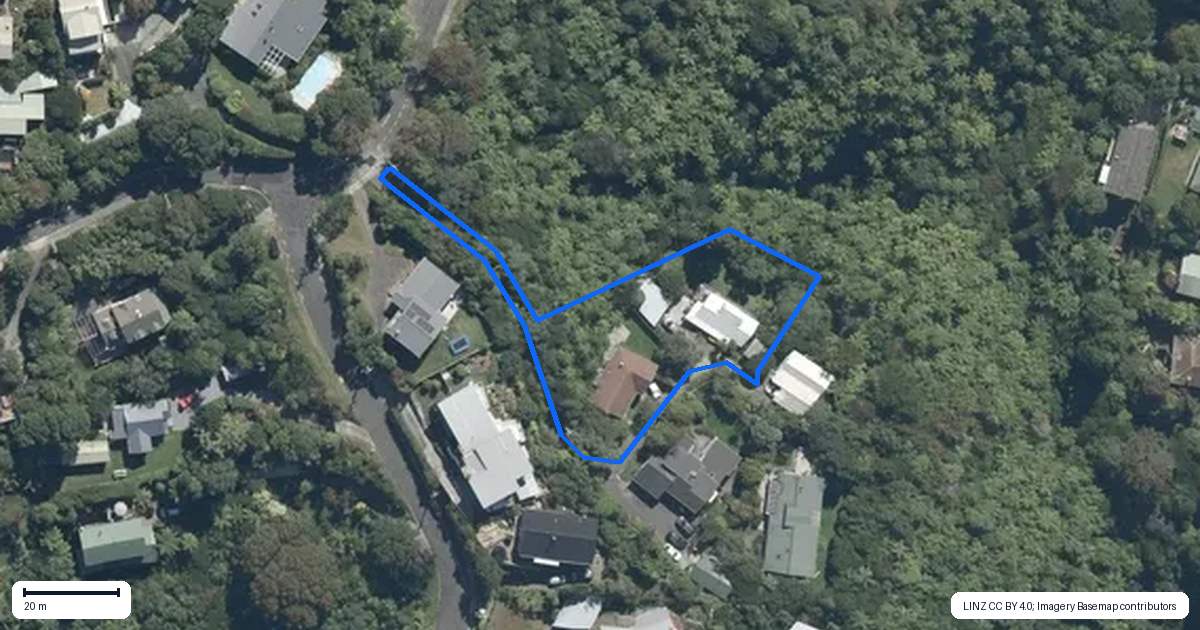 Property context map for 31A Pekanga Road, Normandale, Lower Hutt