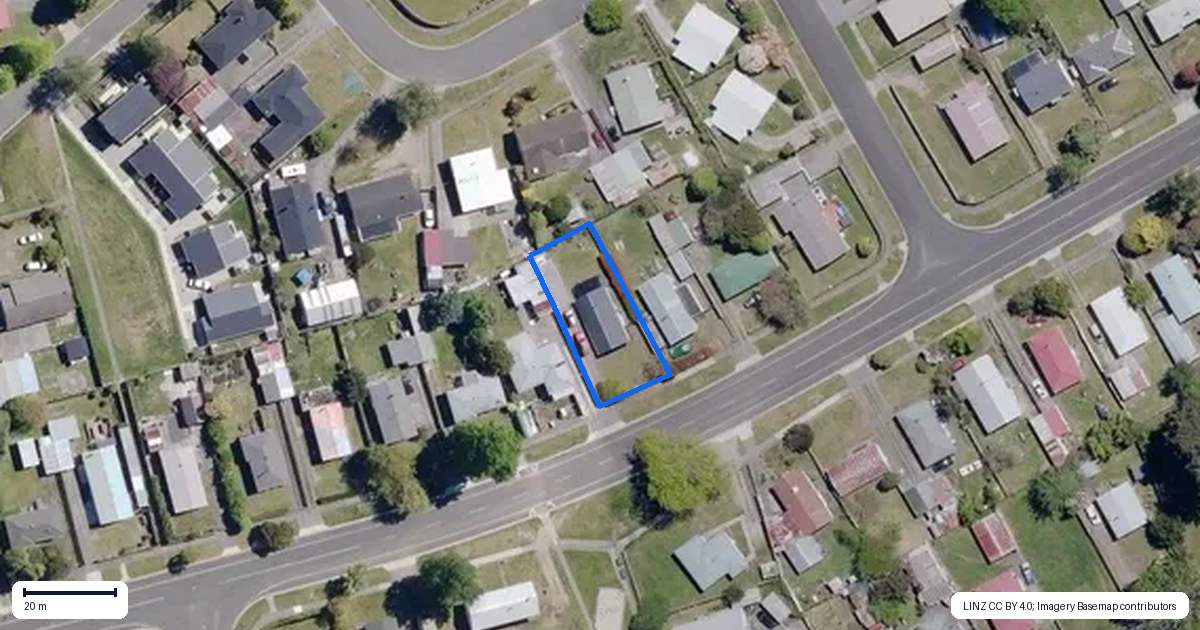 Property context map for 64 Puataata Road, Turangi